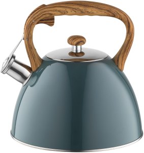 Czajnik nierdzewny Frank 2,5 l, ciemnozielony 1