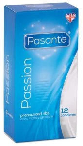 PASANTE_Passion prezerwatywy prążkowane 12szt 2
