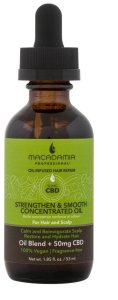MACADAMIA PROFESSIONAL_Strenghten &amp; Smooth Concentated Oil + CBD 50mg skoncentrowany olejek do włosów i skóry głowy 53ml 2