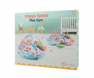 TinyMini JL639-2A Mata edukacyjna 2w1 Kwiat Zoo 15