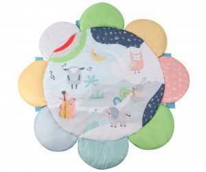 TinyMini JL639-2A Mata edukacyjna 2w1 Kwiat Zoo 4