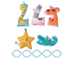 TinyMini JL639-2A Mata edukacyjna 2w1 Kwiat Zoo 7