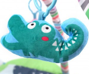 TinyMini JL639-2A Mata edukacyjna 2w1 Kwiat Zoo 10