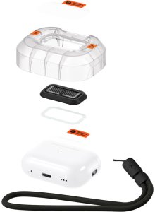 Spigen Lock Fit M, carbon - AirPods Pro (2nd/1st Gen) 11