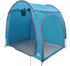 vidaXL Namiot do przechowywania rowerów z dachem z przechowywaniem Niebieski 4