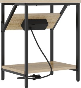 vidaXL Szafka nocna dąb sonoma 38 x 30 x 48 cm (859582) 2