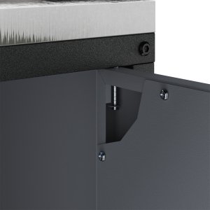 vidaXL Szafka do przechowywania w kuchni Antracyt 60 x 50 x 92 cm Stal 3