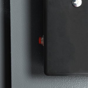 vidaXL Elektroniczny sejf cyfrowy z zamkiem odcisków palców 31x35x50 cm Stal 5