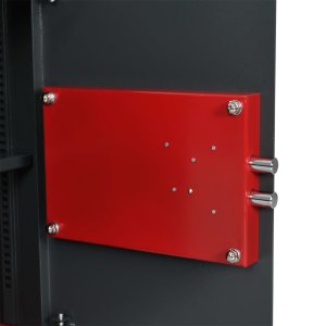 vidaXL Skrzynka na sejf z zamkiem na klucz Ciemny szary 31x35x50 cm Stal 6