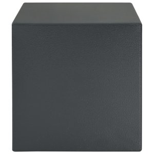 vidaXL Sejf z zamkiem na klucz ciemnoszary 25x35x25 cm stalowy 2