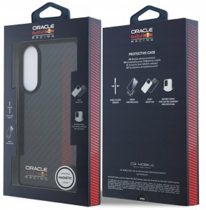 Case Red Bull Real Carbon Fiber Powerbar MagSafe for Samsung Galaxy S25 Edge black 8