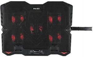 XTRIKE ME Laptop Cooling Pad with Built-in Phone Holder FN-813 Black 2