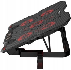 XTRIKE ME Laptop Cooling Pad with Built-in Phone Holder FN-813 Black 3