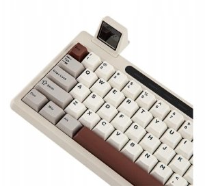 Mechanical keyboard Epomaker RT65 Wisteria Linear Switch grey-white 5