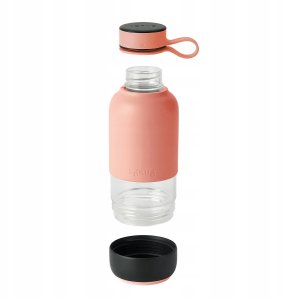 Lekue Water Bottle To Go - Coral 2