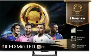 Hisense 75U7Q Telewizor 190,5 cm (75") 4K Ultra HD Smart TV Wi-Fi Czarny 450 cd/m 1