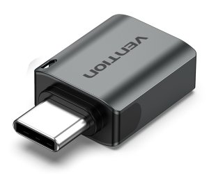 Vention CDQH0 zmieniacz płci / kabli USB C USB A Szary 2
