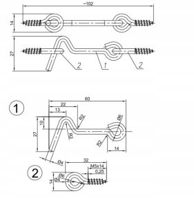 HINGE LOCK ZHK 60. 60 MM 6