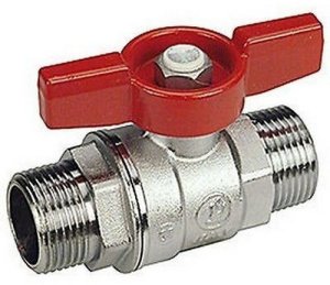 VALVE WATER R253D 3/8IN MM S HANDLE(10) 2