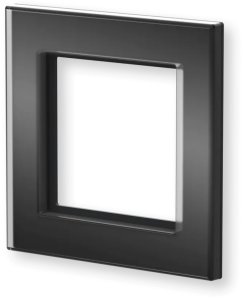 Homematic IP Glasrahmen   1-fach, schwarz 3