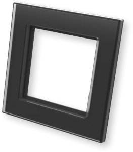 Homematic IP Glasrahmen   1-fach, schwarz 4