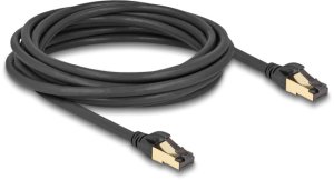 Delock - Netzwerkkabel - RJ-45 (M) zu RJ-45 (M) - 5 m - 6 mm - S/FTP - CAT 7 - im Freien, ohne Haken - Schwarz 2
