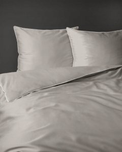 POŚCIEL MAKOSATYNA BAW. BEŻOWA /220/ PURE Z BIZĄ DETEXPOL 3