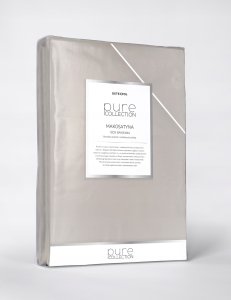 POŚCIEL MAKOSATYNA BAW. BEŻOWA /220/ PURE Z BIZĄ DETEXPOL 7