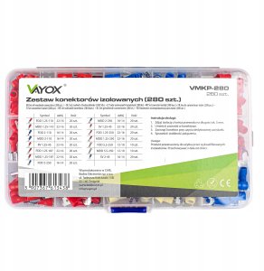 Zestaw konektorów izolowanych (280 szt.) VMKP-280 Vayox 1