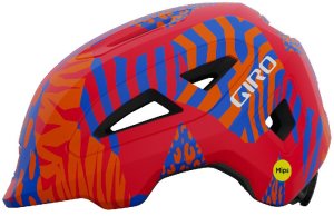 Kask dziecięcy GIRO SCAMP II Rozmiar kasku: XS(45-49 cm), Wybierz kolor: Matte Red Animal 27