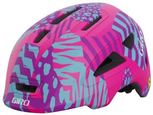 Kask dziecięcy GIRO SCAMP II Rozmiar kasku: XS(45-49 cm), Wybierz kolor: Matte Pink Animal 19