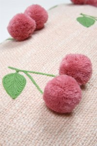 Poduszka ozdobna w wiśnie, CHERRIES, 30 x 50 cm 5