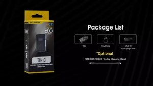 Nitecore Latarka TINI3 600lm Gray 2
