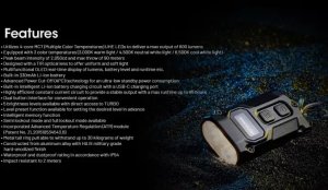 Nitecore Latarka TINI3 600lm Orange 3