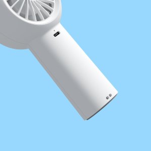 Mini wentylator Jisulife Handheld Fan Life5 Plus 4000 mAh przenośny wiatraczek USB - biały 3