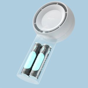 Mini wentylator Jisulife Handheld Fan Life5 Plus 4000 mAh przenośny wiatraczek USB - biały 10