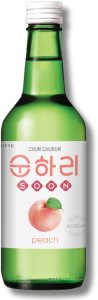 Soju brzoskwiniowe koreański destylowany alkohol można pić 1/2 z piwem 12% 350ml 4