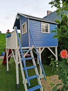 Domek Jerzyk MAX z Platformą Dwie Huśtawki i Ślizg 10