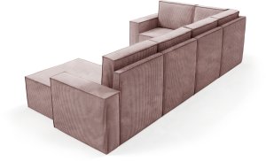 DUŻY Narożnik U2 Modułowy PORTO Kanapa sztruks Sofa poso 027 3