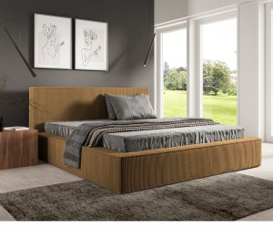 Łóżko FILO 180x200 stelaż drewniany , szerokie boki, Sztruks poso 001 3