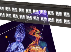 Belka listwa Ultrafiolet BUV2123 2x12 diod LED Beamz one size 16