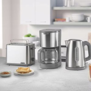 Toaster PurShine HT 1510 GY(edelstahl/grau, 900 Watt, für 2 Scheiben Toast) 5