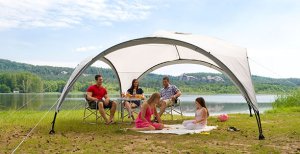 Pavillon Event Shelter, 4,5 x 4,5m(hellgrau/grau) 6