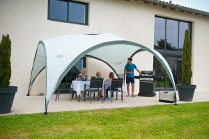 Pavillon Event Shelter, 4,5 x 4,5m(hellgrau/grau) 8