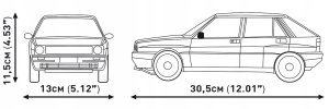 Volkswagen Golf(1974-1983Maßstab: 1:12) 10