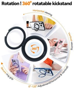 OSTAND R FUSION SERIES IPHONE 16 PRO LIGHT PURPLE 2