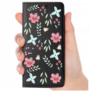 Etui do Samsung Galaxy A51 MAGNET WZORY CASE PORTFEL + SZKŁO 9H 1