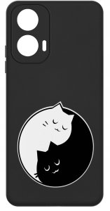 krainaGSM Etui do Motorola Moto G35 5G WZORY |SILIKONOWE MATT CASE + SZKŁO 9H 3