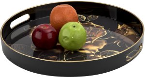 Taca dekoracyjna 37 cm Złota róża 172023 7