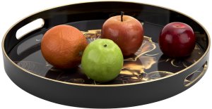 Taca dekoracyjna 35 cm Złota róża 172023 8